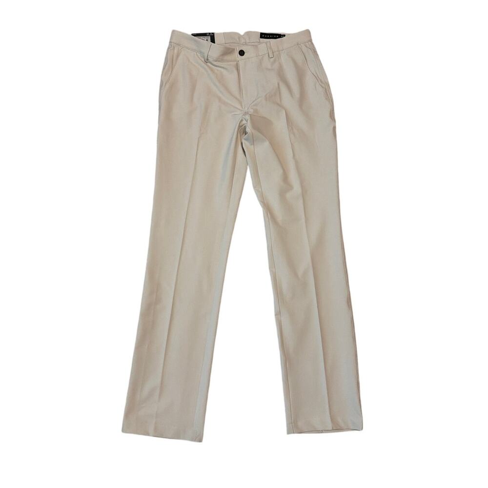 NWT Dunning Golf Pants Men’s 32x32 Stone Beige Performance Stretch Player Fit